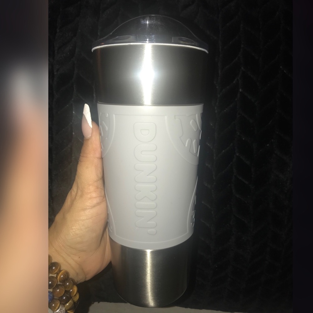 Dunkin stainless with rubber grip